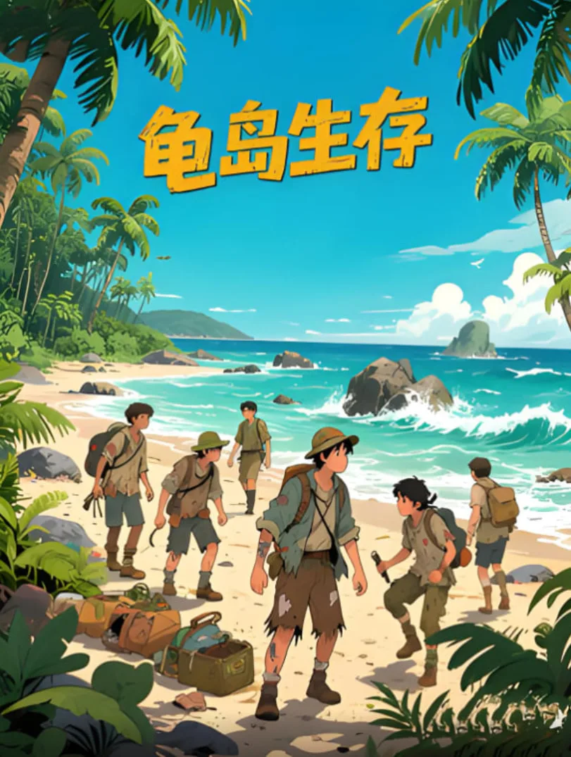 龟岛生存海报