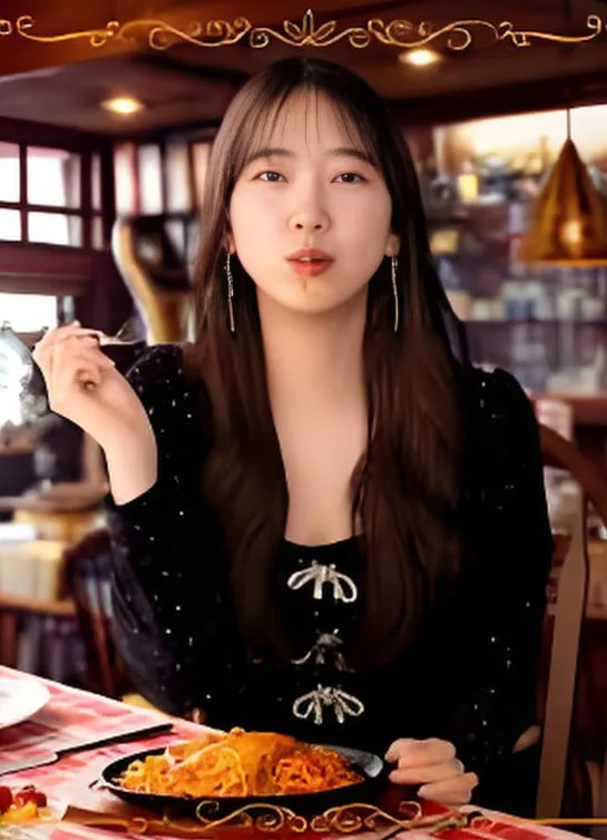 女演员的美食
